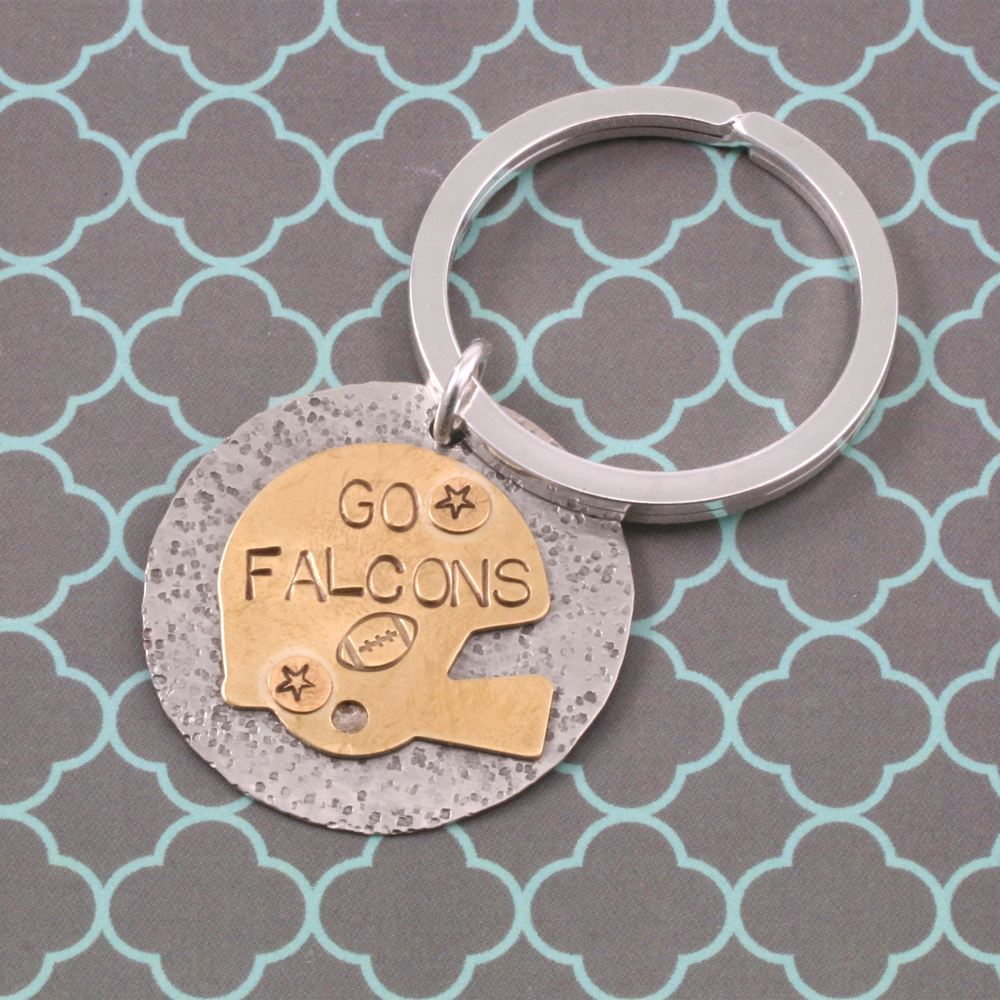 Metal Stamping Blanks Silver Plated Key Ring